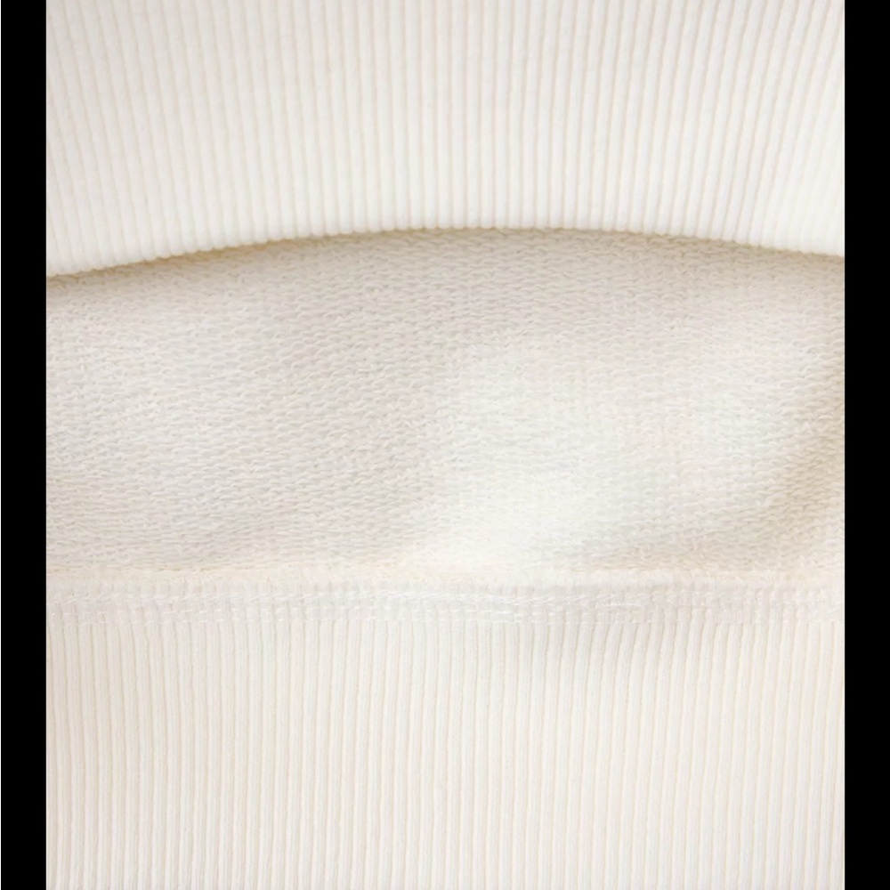 Zara Cream Ruffle Sweatshirt - Picture 3 of 3